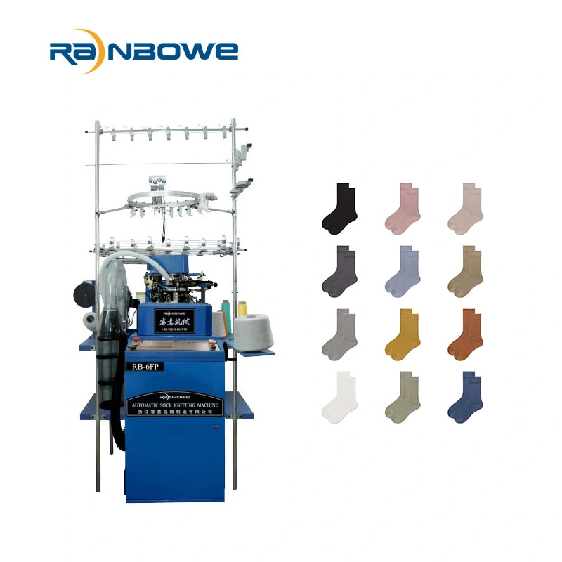 Automatic Lubrication System Sock Knittting Machine for Sports Socks Making