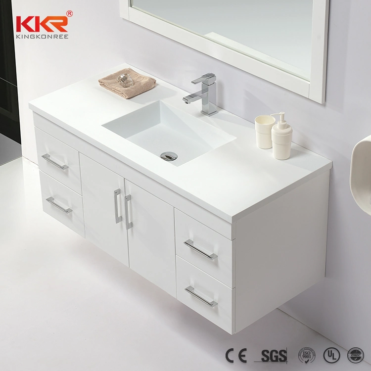 Modern Artificial Stone Cabinet Vanity Bathroom Lavabo