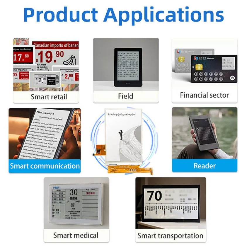 Fabrik Direktverkauf 8-Zoll-High-Resolution 1440 X 1920 elektronischer Reader EInk E-Paper-Display