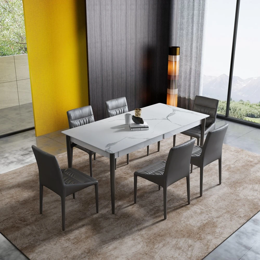 Maison de style moderne de meubles de salle à manger simple définie avec Outil en acier au carbone Président de la jambe