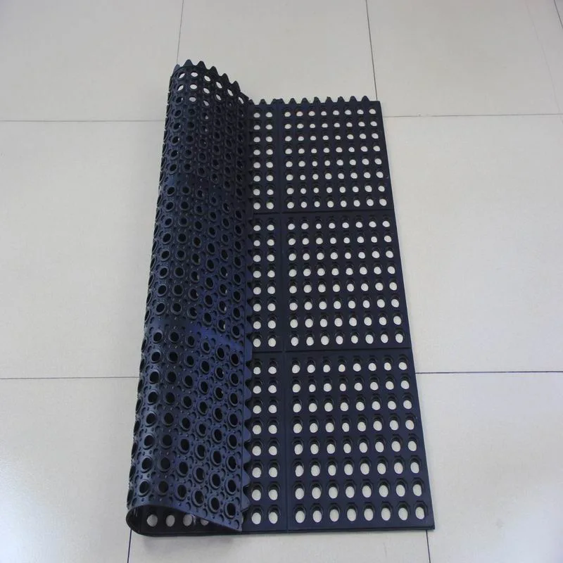 Heavy Duty Rubber Grass Protection Safety Hollow Outdoor Mat