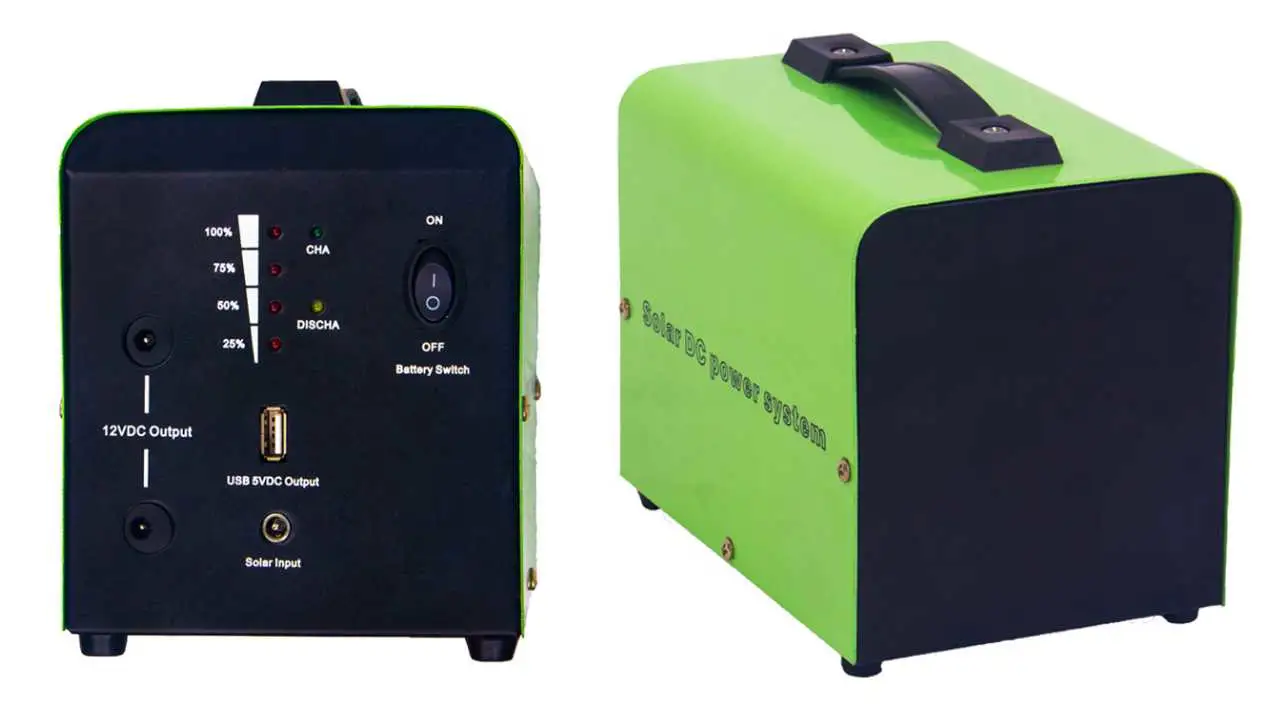 Dl 50ah 50W Portable Solar Power System with DC12V/USB5V Port