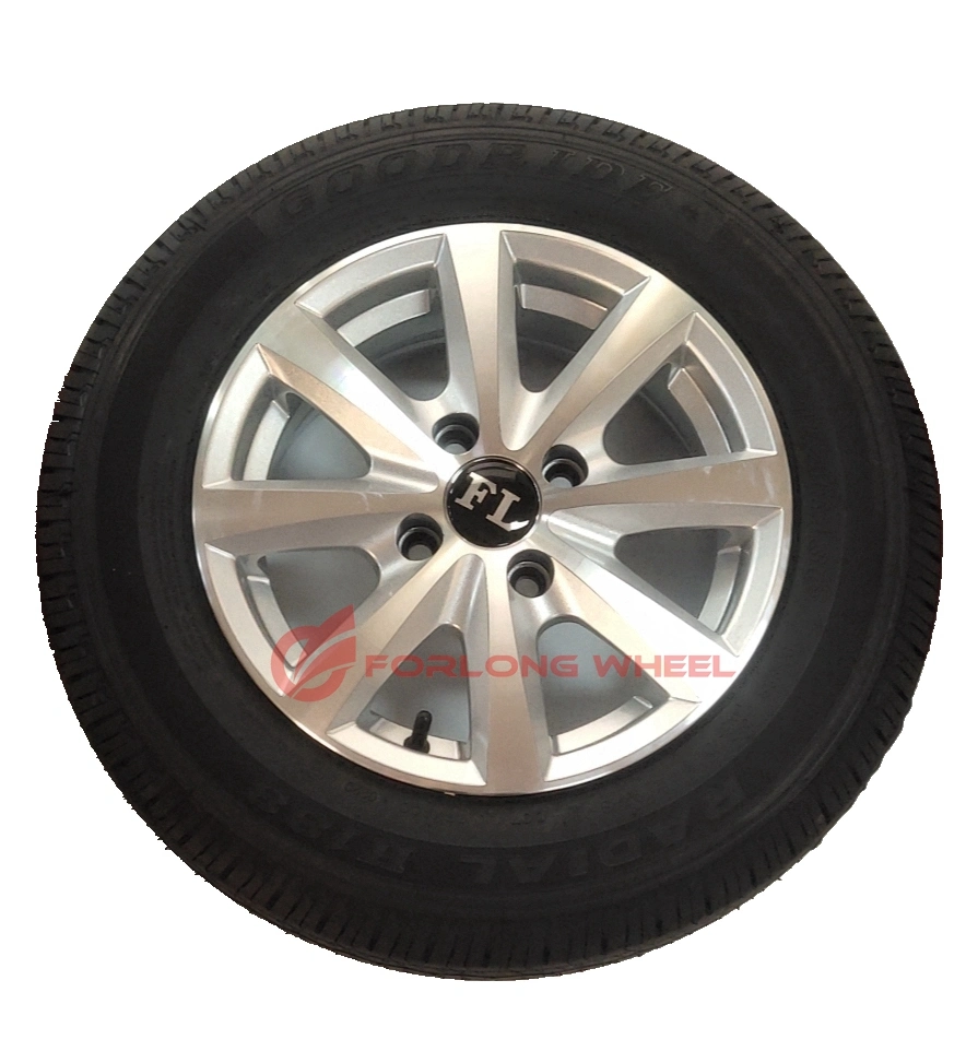 Forlong Wheels Alloy Trailer Wheel Rim 6jx13 5/112/67.1 Et30 950kgs with 195/50r13 Tire Assmblied for Campling Caravan Trailer Use