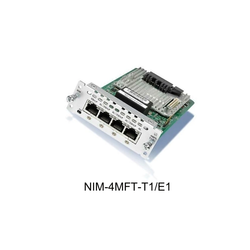 NIM-4MFT-T1/E1 4 port Multiflex Trunk Voice/Clear-channel Data T1/E1 Module For Cisco ISR4000 Routers