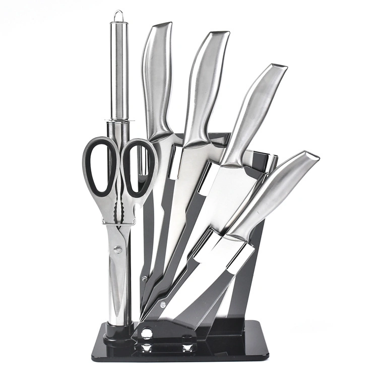 Multifunctional Seven 7 PCS Set Stainless Steel Kitchen Chef Knife