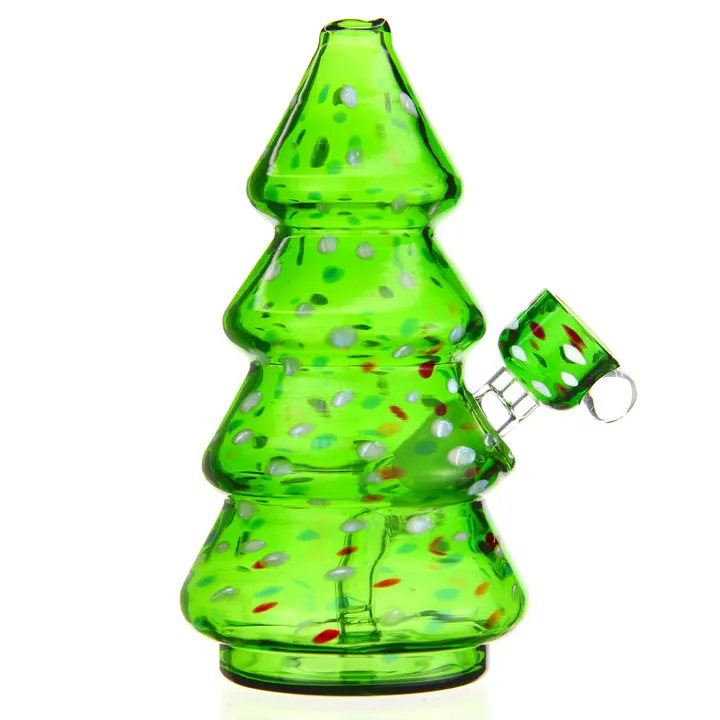 Lit Holiday Tree Glass Smoking Pipe Rig de aceite tubería de humo China Mayorista/Proveedors de los encendedores Hookah