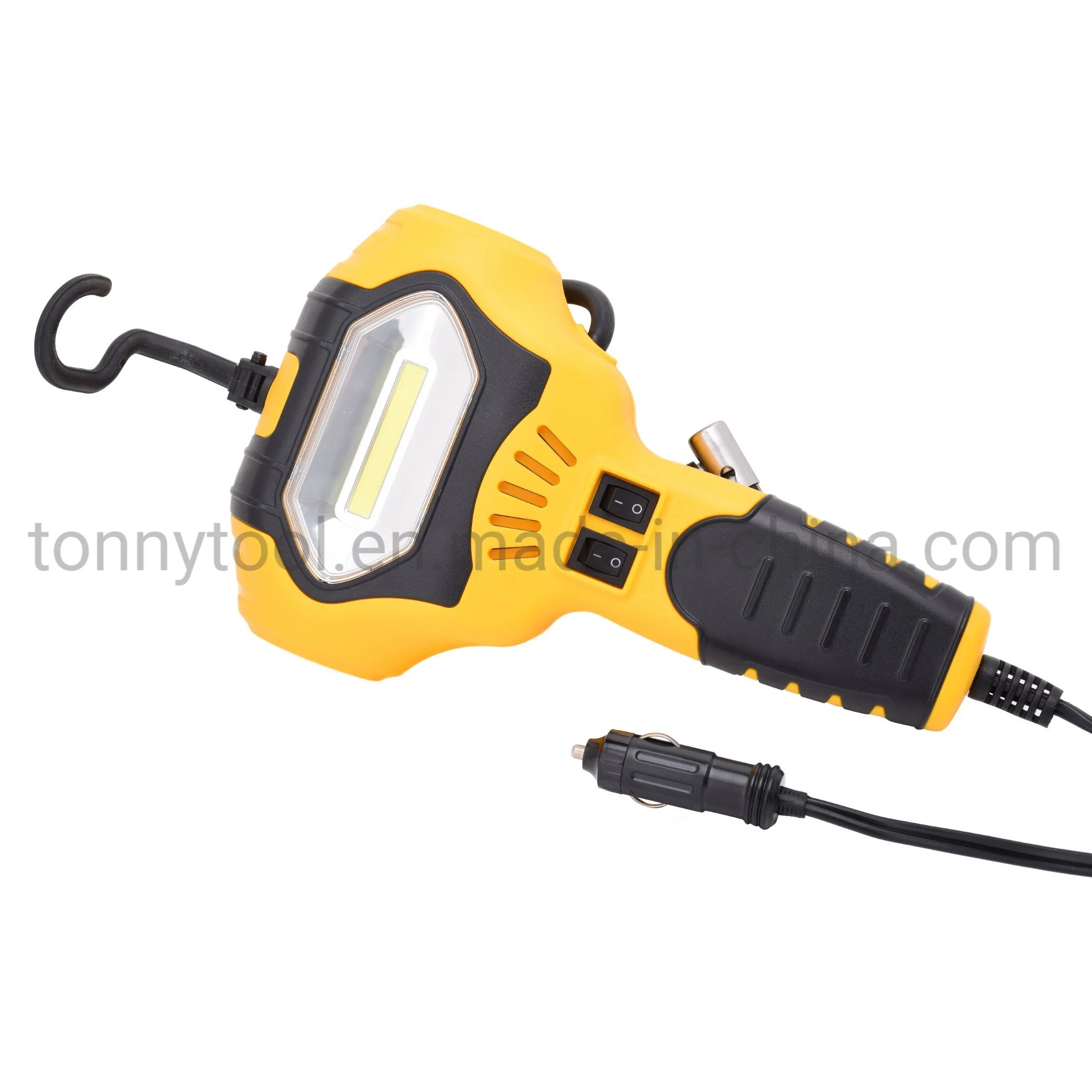 DC 12V Garage Utility COB Handheld Work Light with Air Compressor