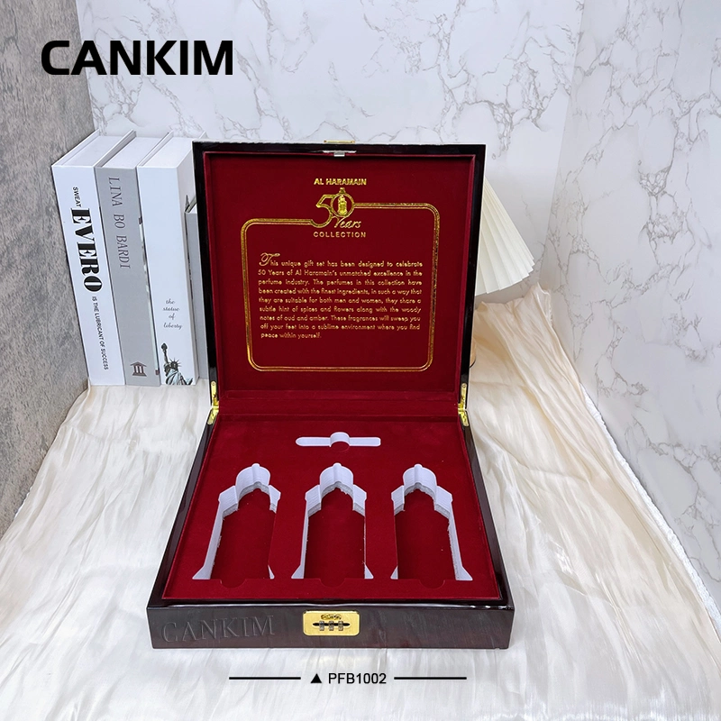 Boîte de parfum Cankim fait sur mesure boîte de laque parfum arabe Boîte avec logo