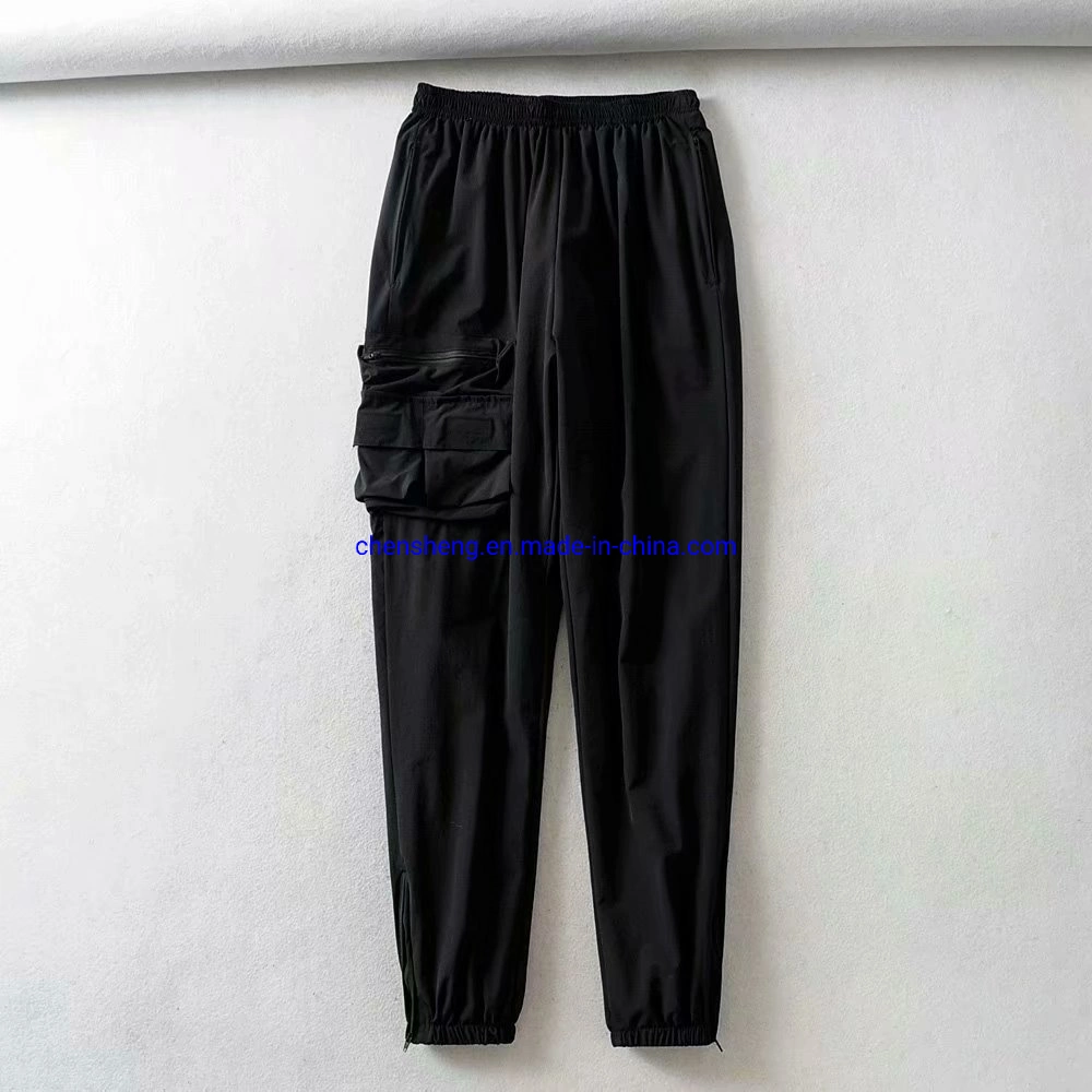 Fashion Sports Hip Hop Streetwear Women Cargo Pants Loose Fit Casual Pants for Ladies