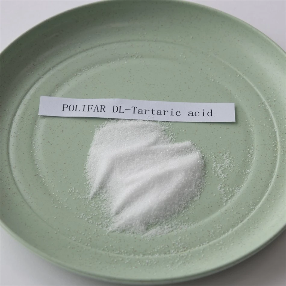 Hot Sale Food Ingredient/Food Additive White Powder L (+) -Tartaric Acid 87-69-4