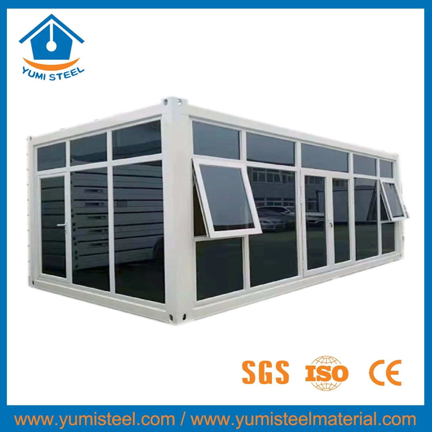 Granite Grey Customized Modular Container House for Living/ Villa/ Vacation/ Office Room