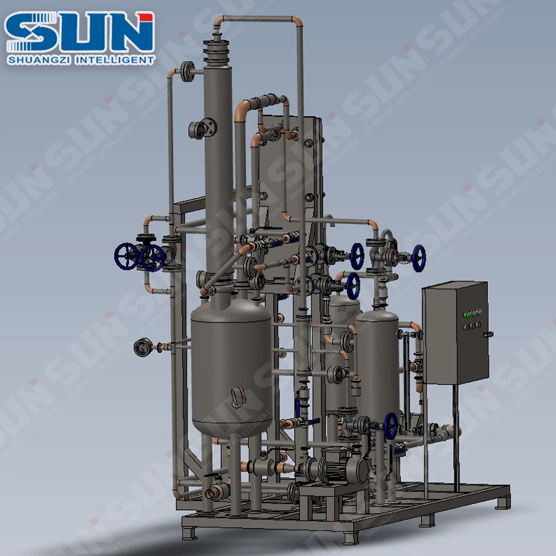 Lab Small Evaporation Equipment/Single Effect Falling Film Evaporator for Easy Operation