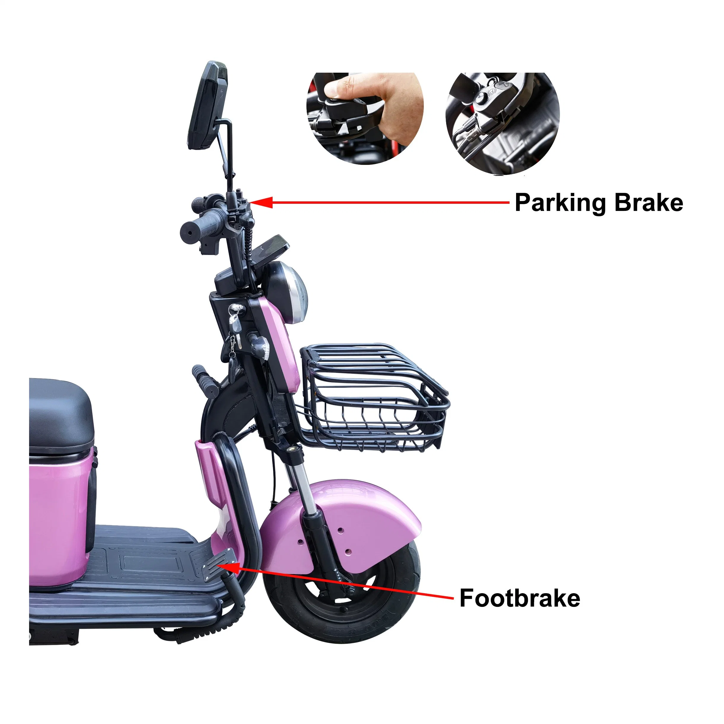 Two Person Electric Trike for Adults Mobility Scooter