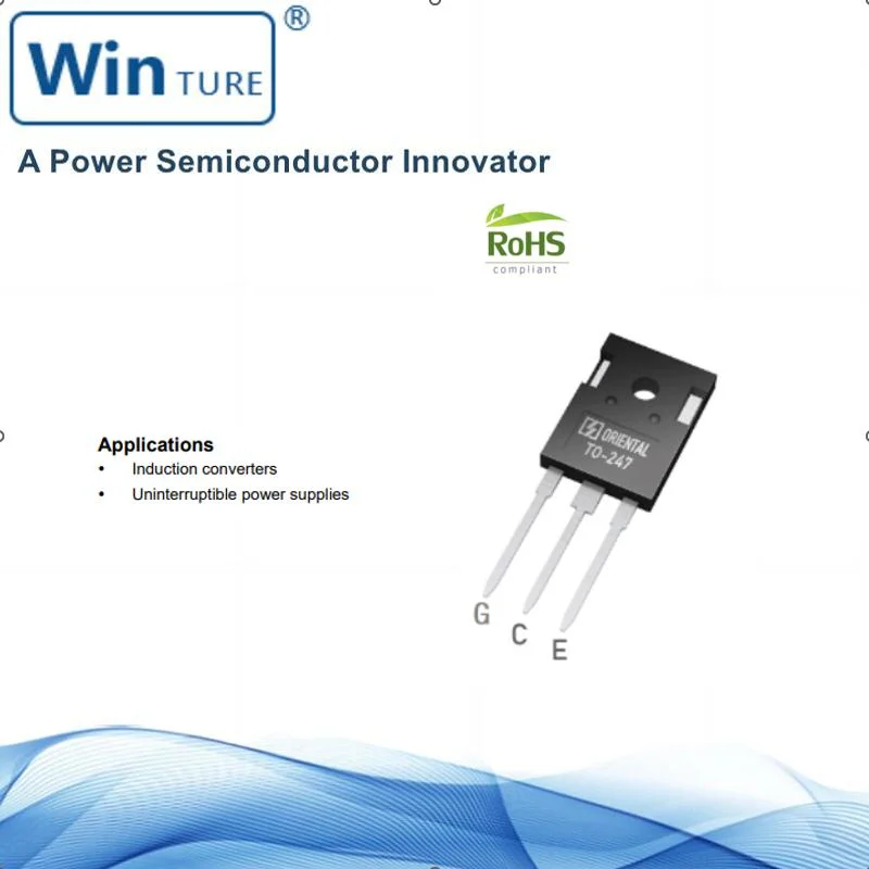 Automotive Applications Ost40n120hmf 10&micro; S Short-Circuit Tolerance 1200V DC-1 kHz (Standard) Discrete Automotive IGBT