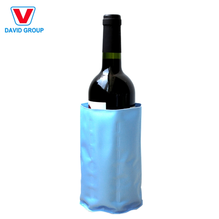 Individual Wine Beer Bottle Cooler Sleeve and Gel Pack Wine Cooler