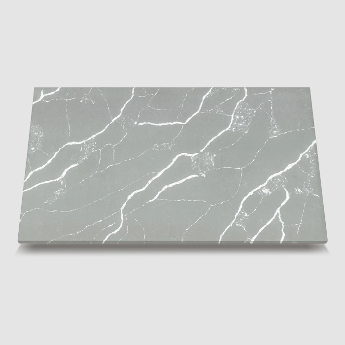 Carrara White Quartz Kitchen Counter, London Grey Quartz Countertops for Kitchen