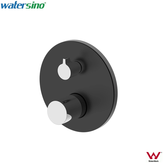 Watermark Concealed Mixer Wall Mounted Matte Black Brass Shower Mixer