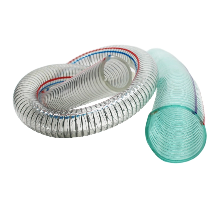 Industrial PVC alambre de acero 5 pulgadas 3 pulgadas bomba de agua Tubo flexible de aspiración