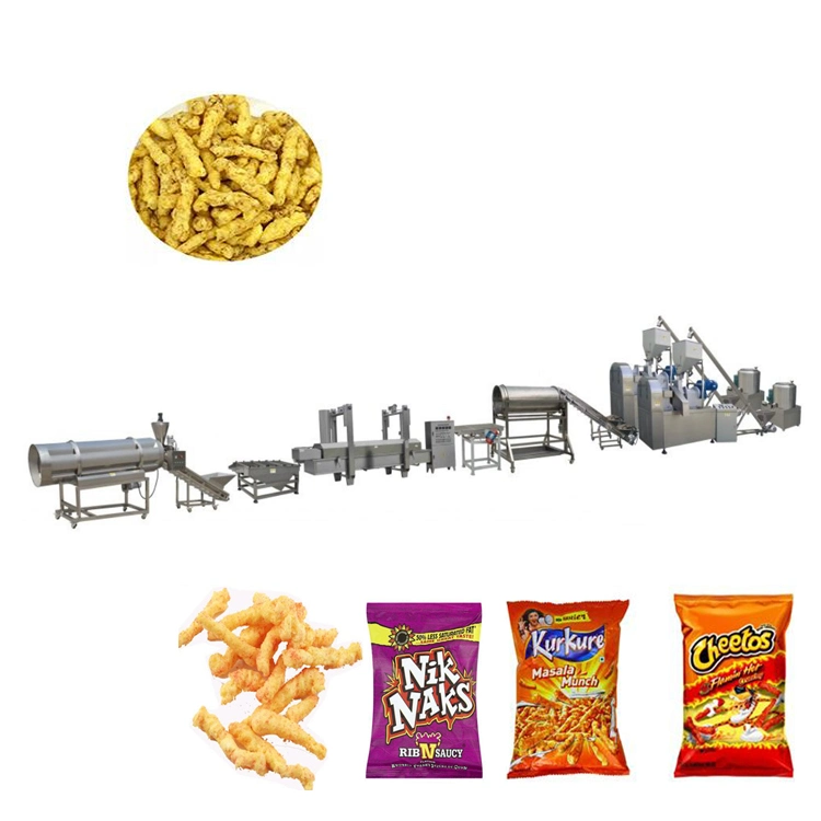 Extrudeuse automatique de céréales Kurkure Cheetos Nik Naks snacks Fabrication de la machine