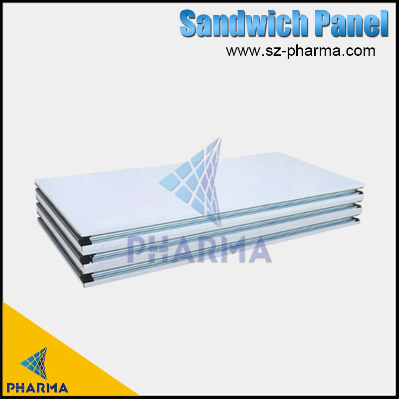 Cleanroom Rockwool Sandwich Panel Partiton Wall for GMP Workshop/Cleanroom