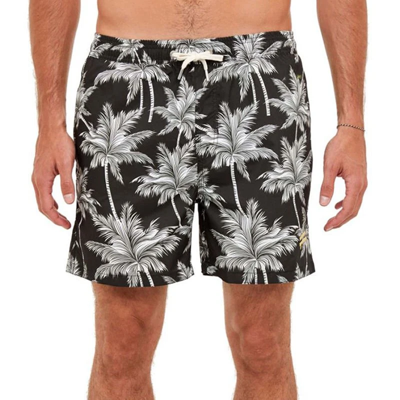 Custom Logo Großhandel Stock Beach Shorts Polyester Laufshorts Bademode Für Männer