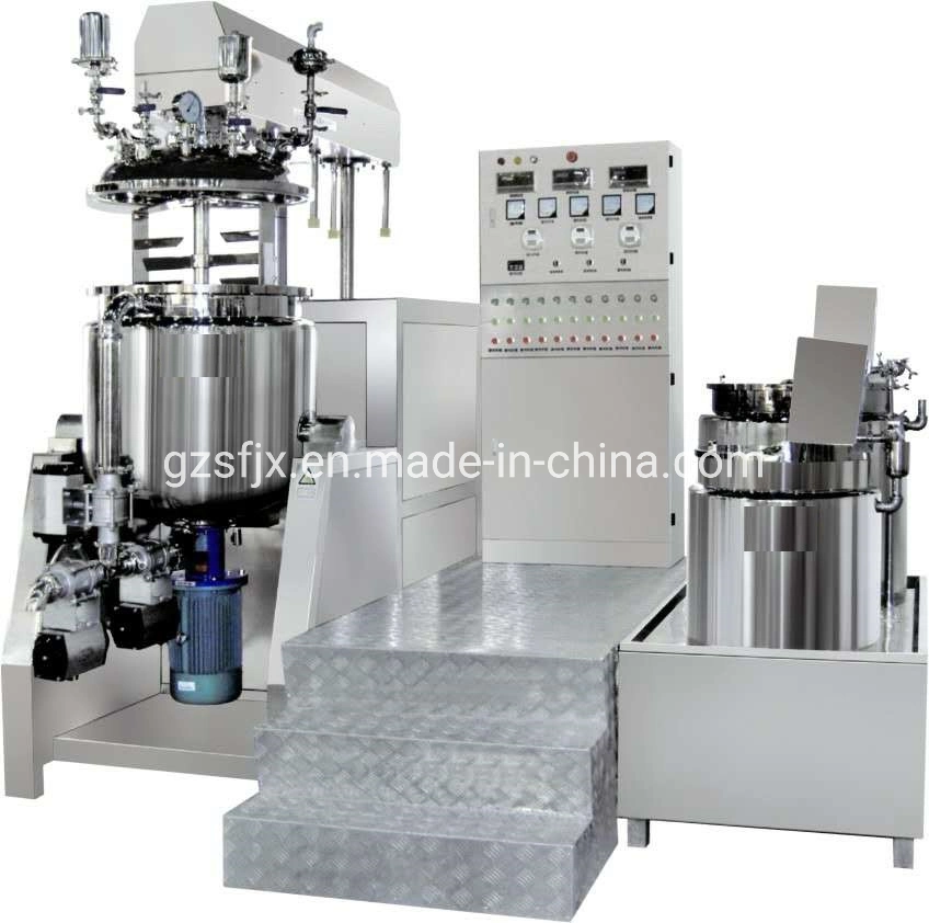 200-5000L GMP Standard Liquid Washing Mixer Liquid Soap Mixing Tank Detergent Production Line with Speed Control Device