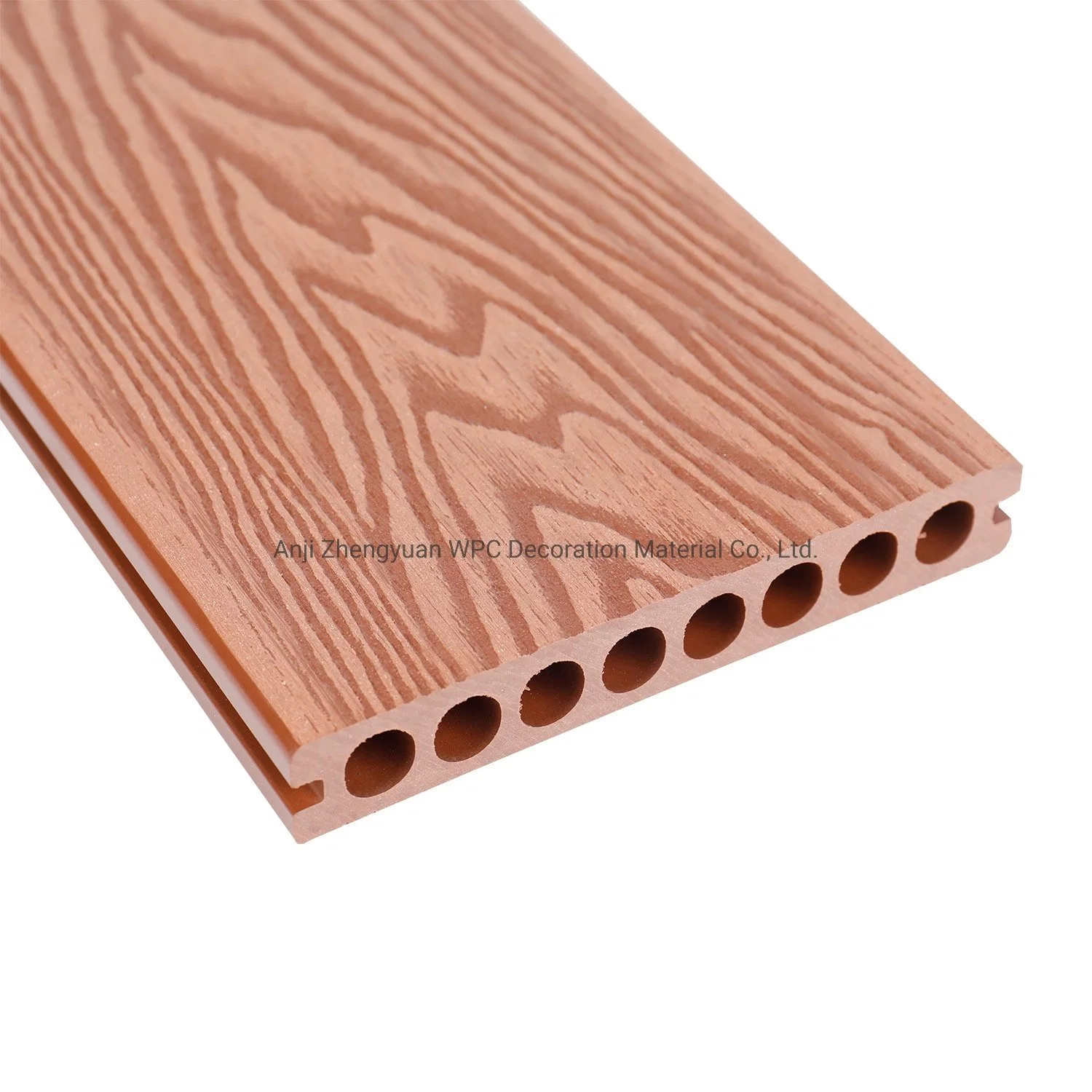 Exterior Terrace Wood Texture Looks Like Real Alfresco WPC Flooring Panel