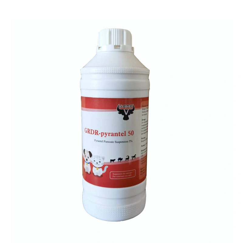 Pyrantel Pamoate Suspension 5% Veterinary Drug High quality/High cost performance 