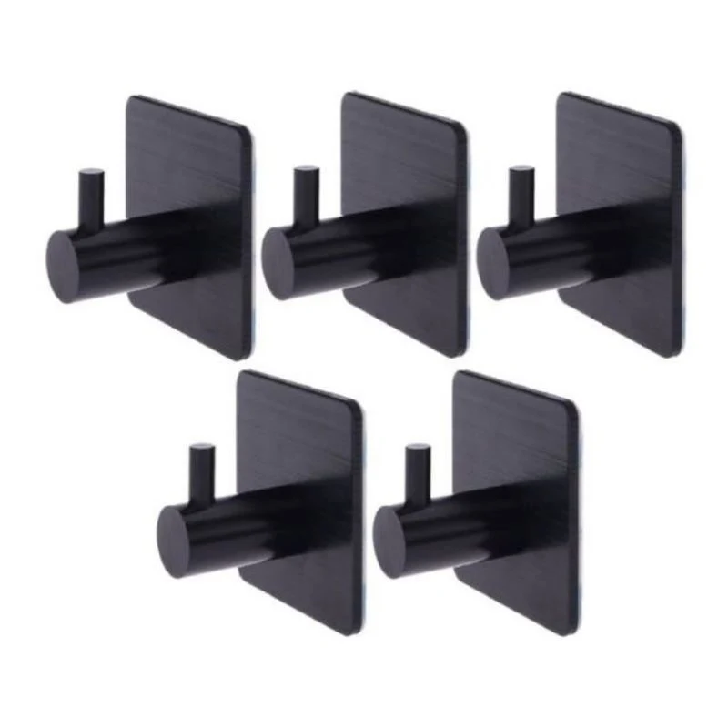 Bathroom 304 Stainless Steel Towel Robe Hooks Holder