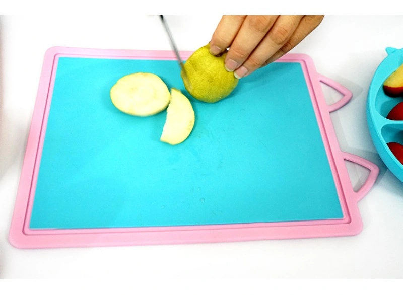 Foldable Easy Clean Silicone Cuttting Board Portable Silicone Chopping Board Cutting Mat