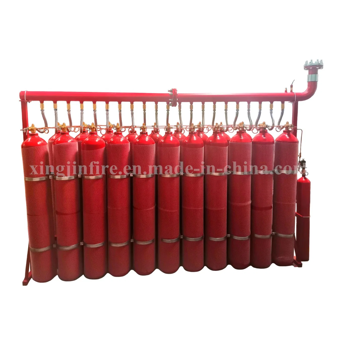 80L 90L Nitrogen Fire Suppression System, 14.25kg/80L & 16.04kg/90L Filling Amount