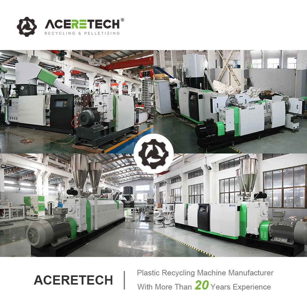 Aceretech Best Quality Plastic PP/PE/ABS/PS/PC Flakes/Regrinds Recycling Granulator Machine