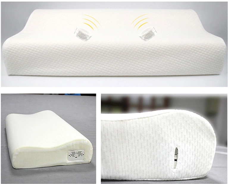 Multifunktionale Schlafsäckenauflage Memory Foam Kissen mit Bluetooth-Lautsprecher