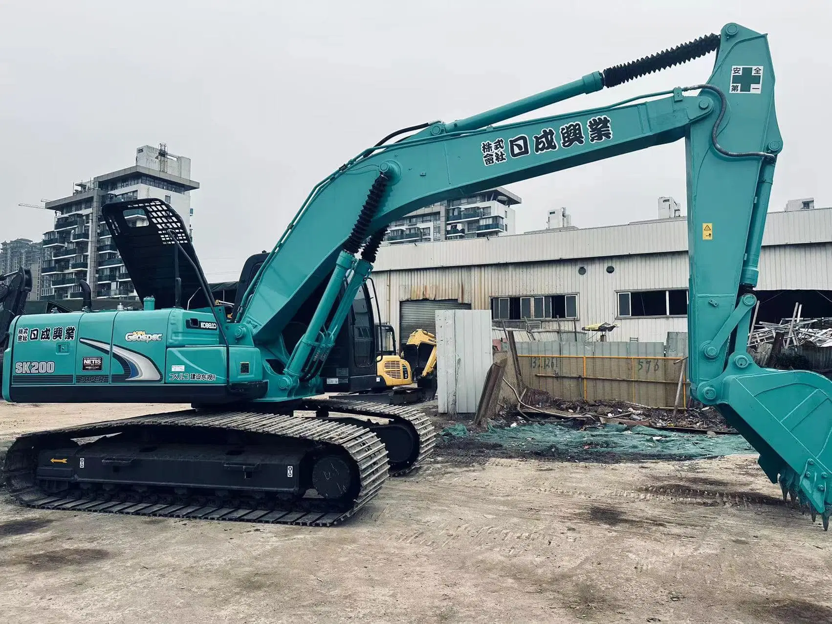 Gebrauchte Kobelco Crawler Excavadora USADA 20t SK200 Excavadoras Usadas en China SK200-8 Sk210 Baumaschinen zum Verkauf