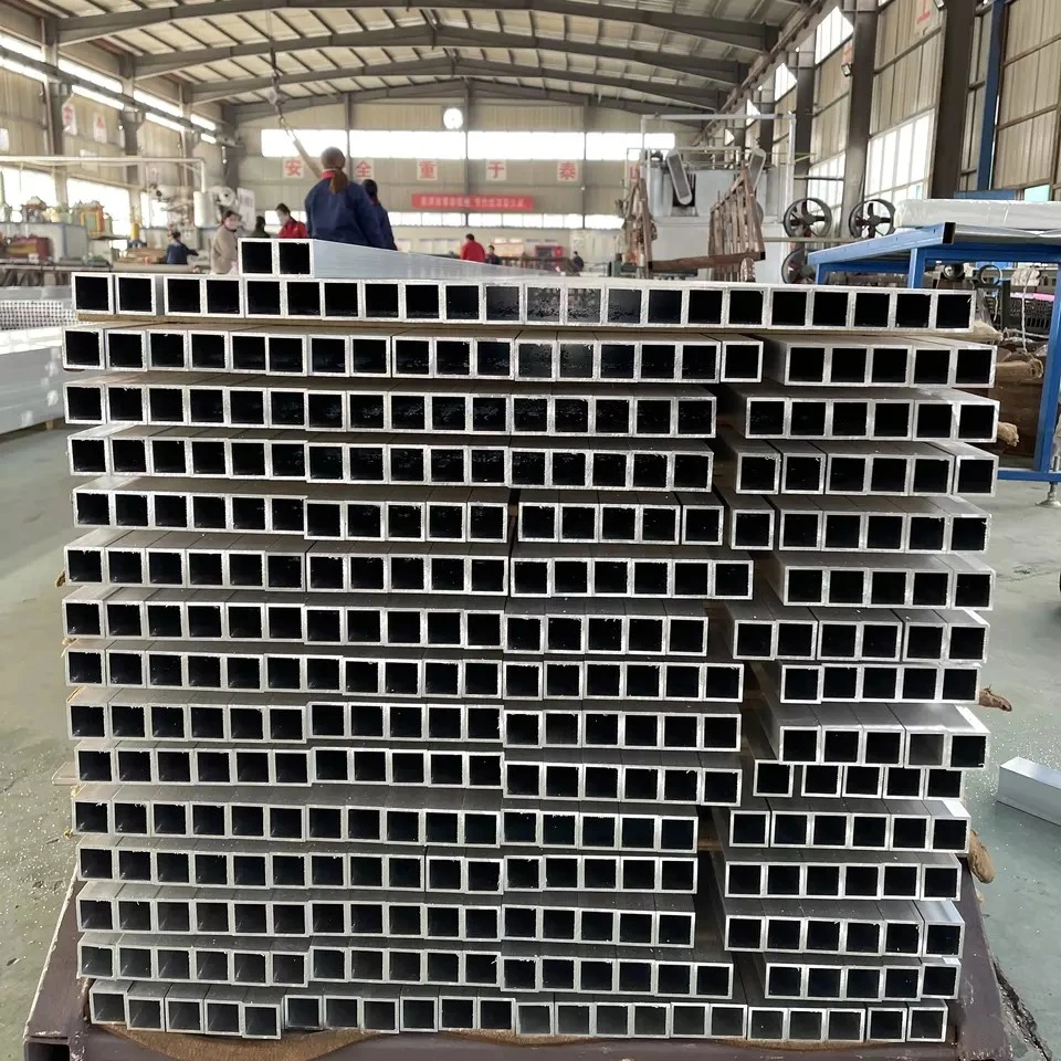 Factory 6061/6063 Alloy Square Round Rectangle Hexagonal Pipe Large Diameter Anodized Aluminum Pipe Profile