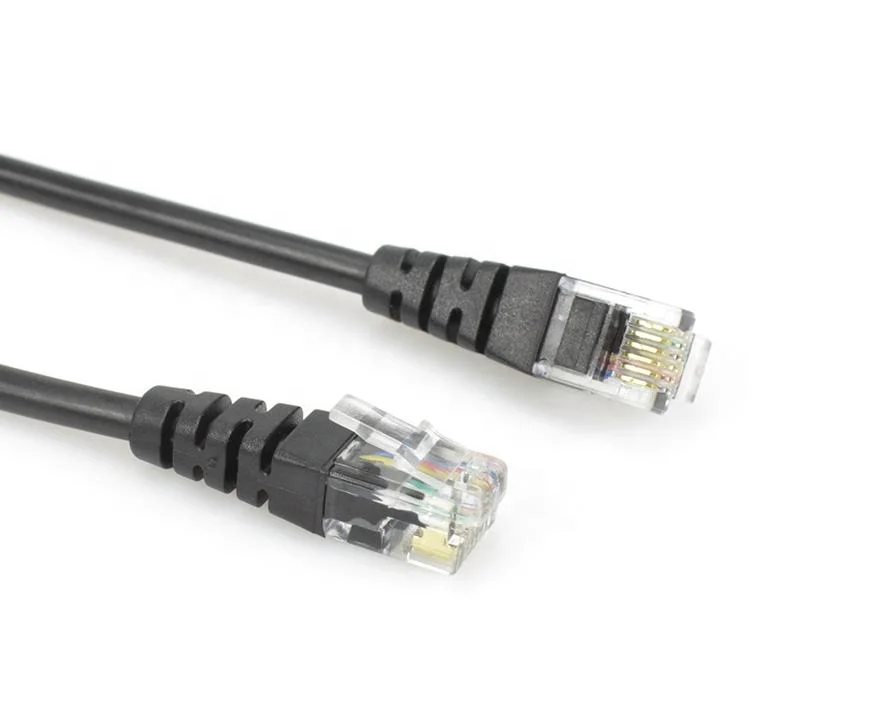 6p6c 6p4c 24AWG RJ45 RJ11 RJ12 RJ9 Telefon-Patchkabel Cat3 Telefonkabel Für Den Innenbereich