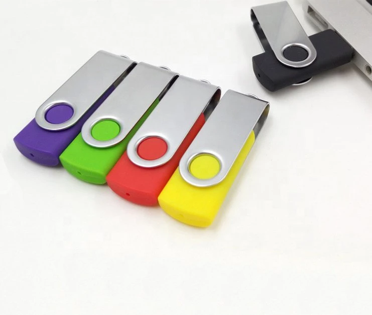 Logo personnalisé 2 en 1 Type-C rotation des périphériques de stockage de mémoire Clé USB