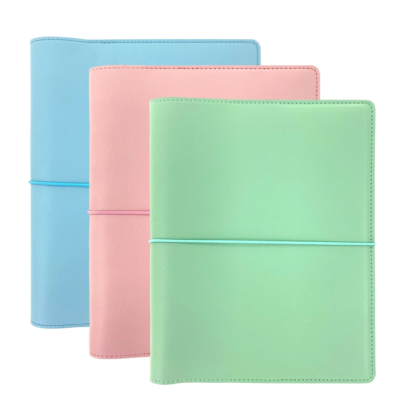 New Design PU Leather Notebook Reusable Stationery Customised Leather Note Book Factory Price