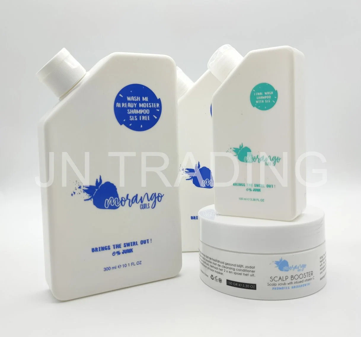 HDPE Flat Sunscreen Tanning Oil Lotion Cream Body Oil Shampoo Plastic Bottle