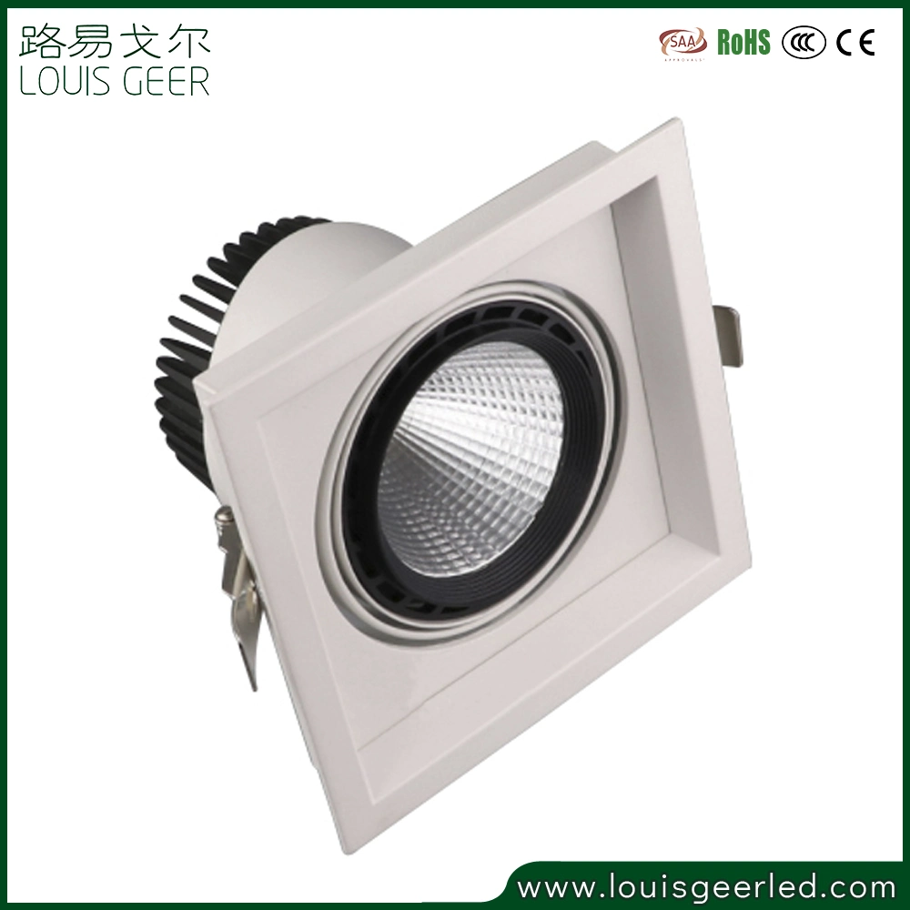 Aluminum Round Square LED Recessed Ultra Slim Side Panel Lighting 30W Ceilinng Downlight LED Down Light