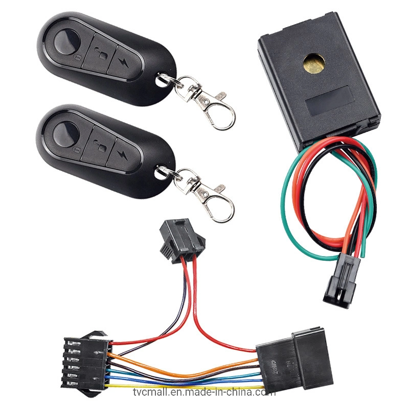 Cityneye 36-72V Scooter eléctrico de seguridad alarma sistema E-Bike Control remoto de bloqueo antirrobo alarma