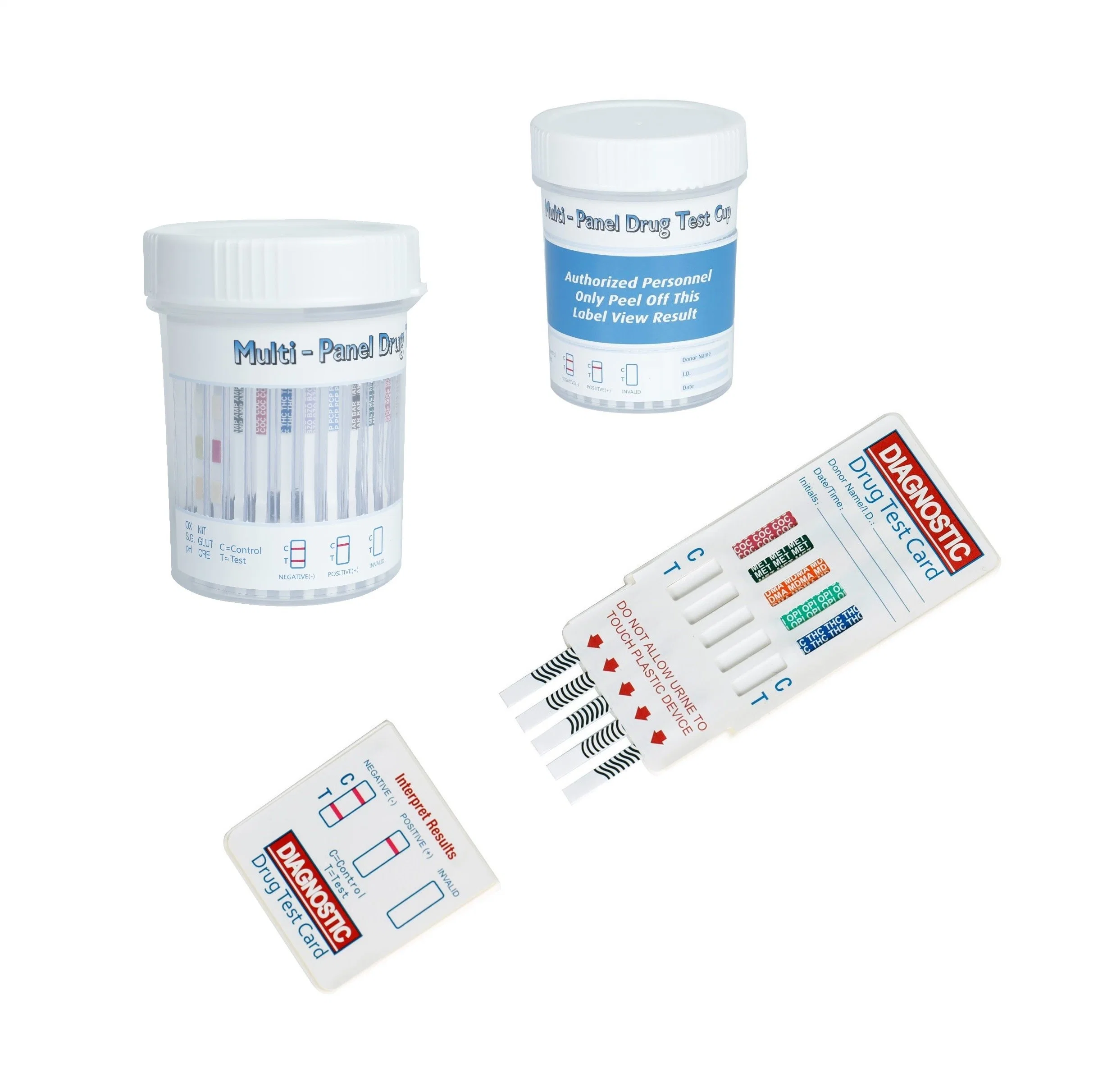 CE Passed Multi Drug Abuse Cassette/Panel/Cup OEM Cartons Multi Panel Drug Test