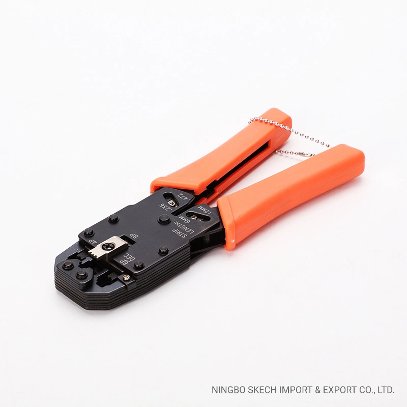 Network LAN Cable Crimper RJ45/8p8c, Rj12/6p6c, Rj11/6p4c, Rj9/4p4c Plugs/Connectors Crimping Tool