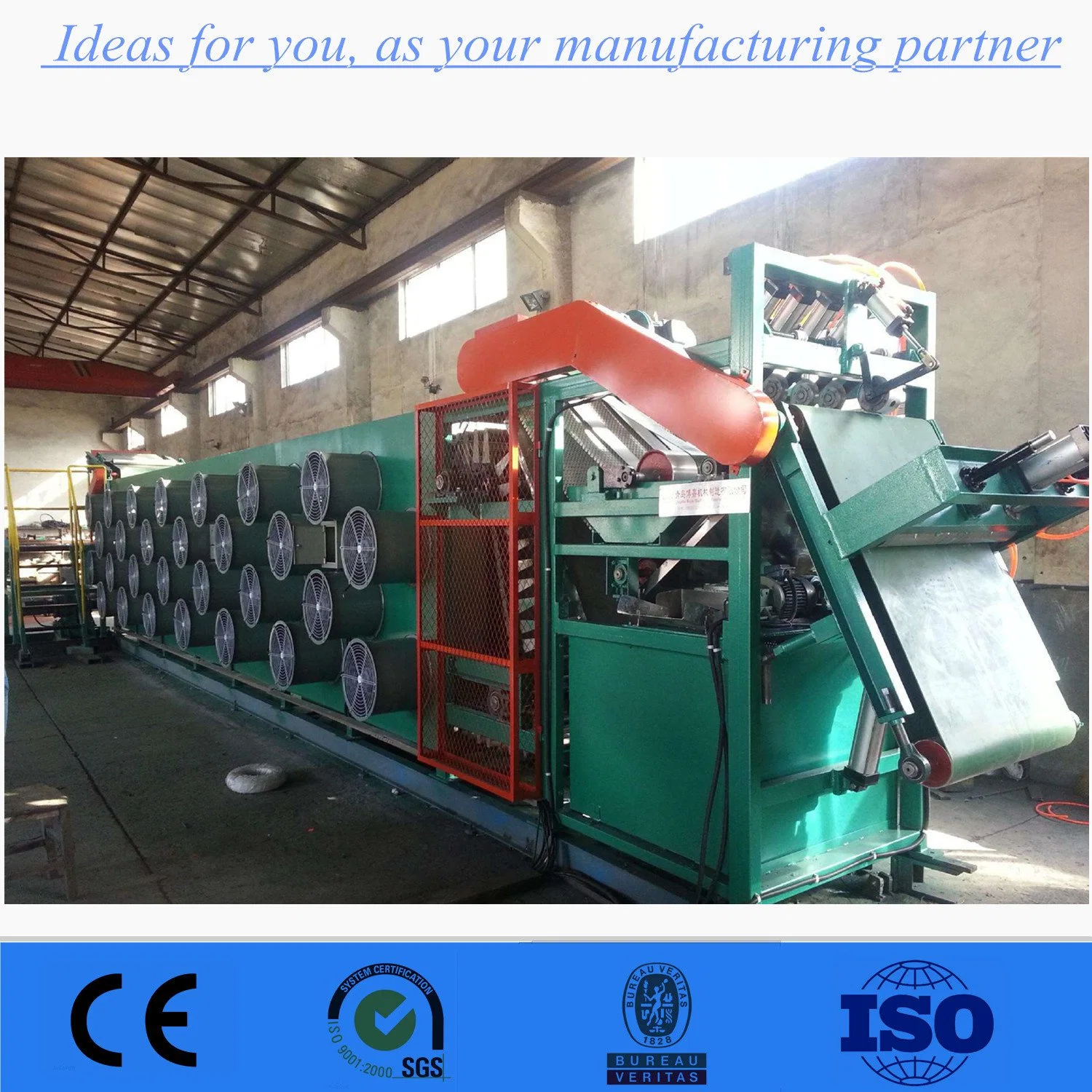 Air-Cooling Rubber Sheet Batch-off Machine Hanging Type Batch-off Cooling System