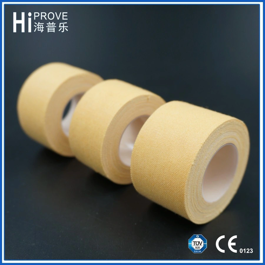 Skin Color Zinc Oxide Adhesive Plaster with Plastic Cover