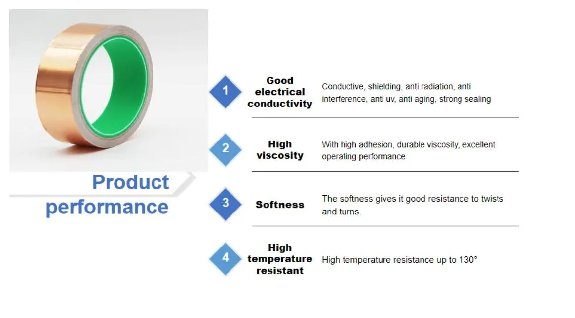 Kupferfolie Band mit leitfähigem Klebstoff für Gitarre &amp; EMI Abschirmung, Slug abweisend, Handwerk, elektrische Reparaturen