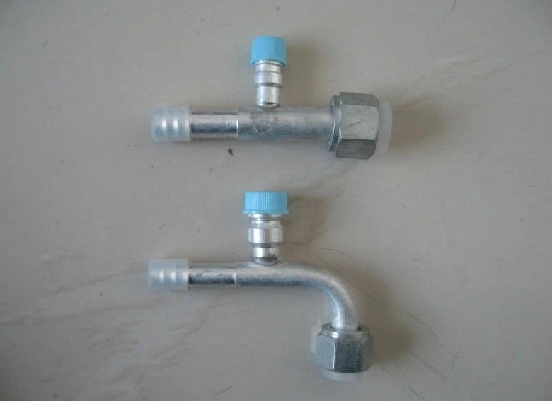 Auto Air Conditioning Female 90 Degree Oring Fittings for Hose