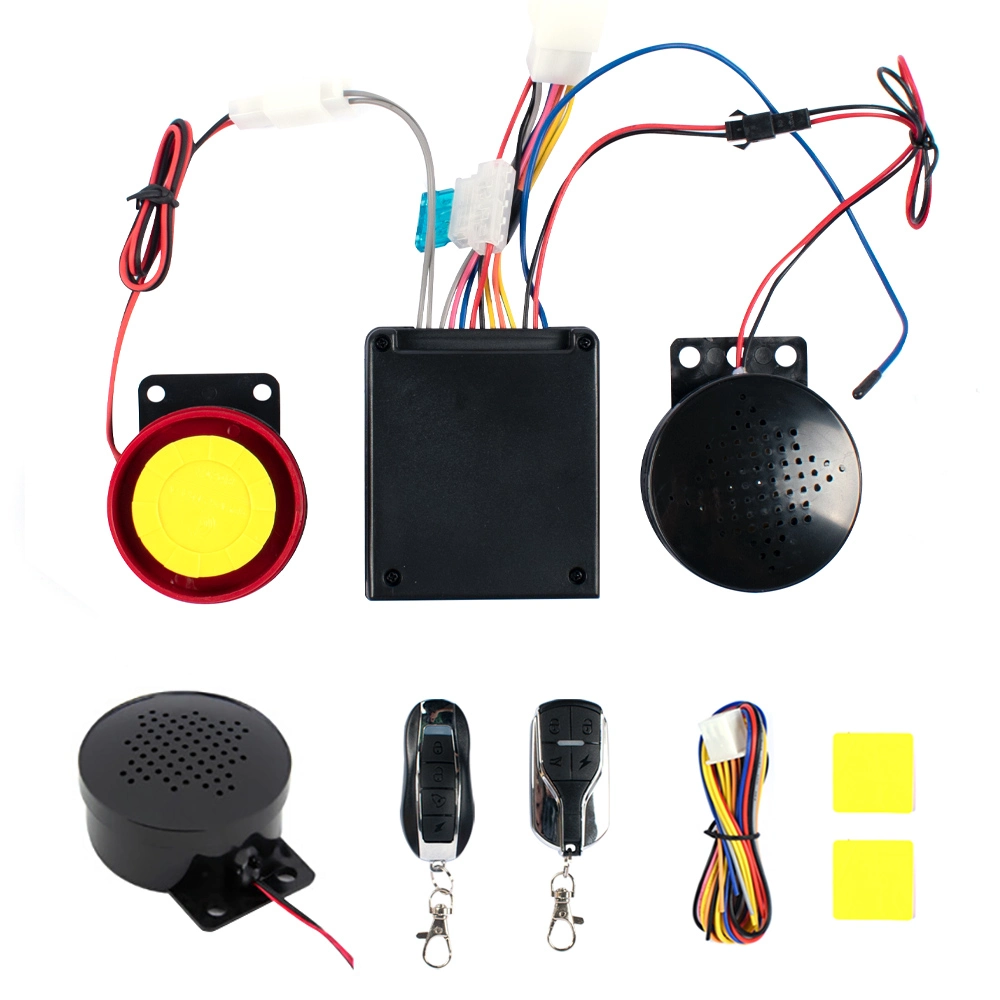 LED Protection Two Way Pke Display Security System Motorcycle Alarm