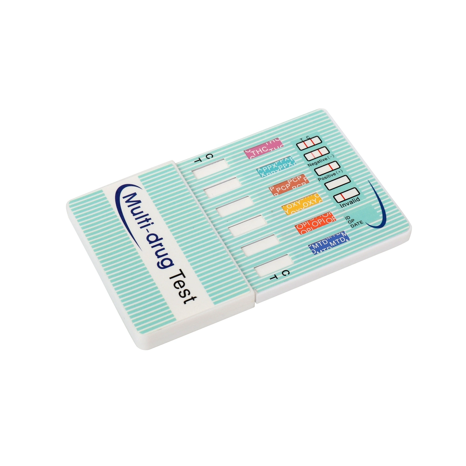 12 لوحة اختبار دواء بول DIP Card/ Cup (AMP، BUP، Benzos Bzo، Coc، MAMP وMDMA وMOP وMTD وOxy PCP، MAR-Iجوانا THC