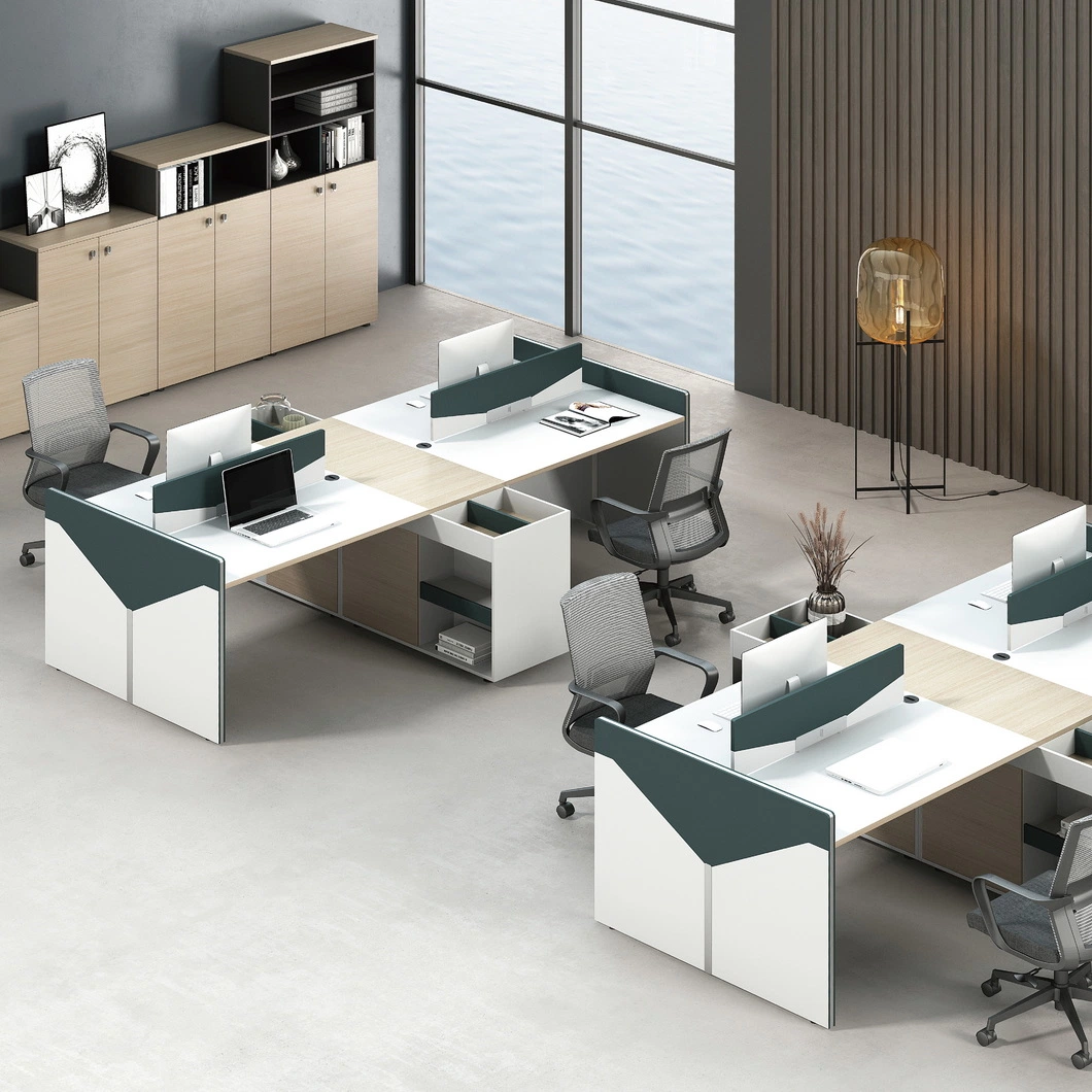 Bureau de qualité supérieure au design simple Mobilier de bureau Bureau standard pour le personnel